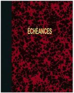 Couleurs Echéancier mensuel - Registre marbré - 297 x 210 mm ELVE