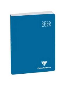 Agenda Scolaire 2024/2025 - Work and After - Bleu CLAIREFONTAINE modèle