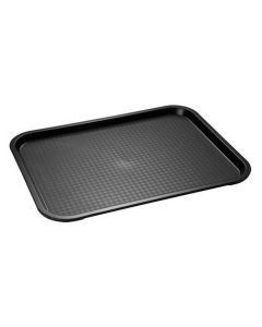 Plateau self-service rectangulaire - 455 x 355 mm - Noir APS